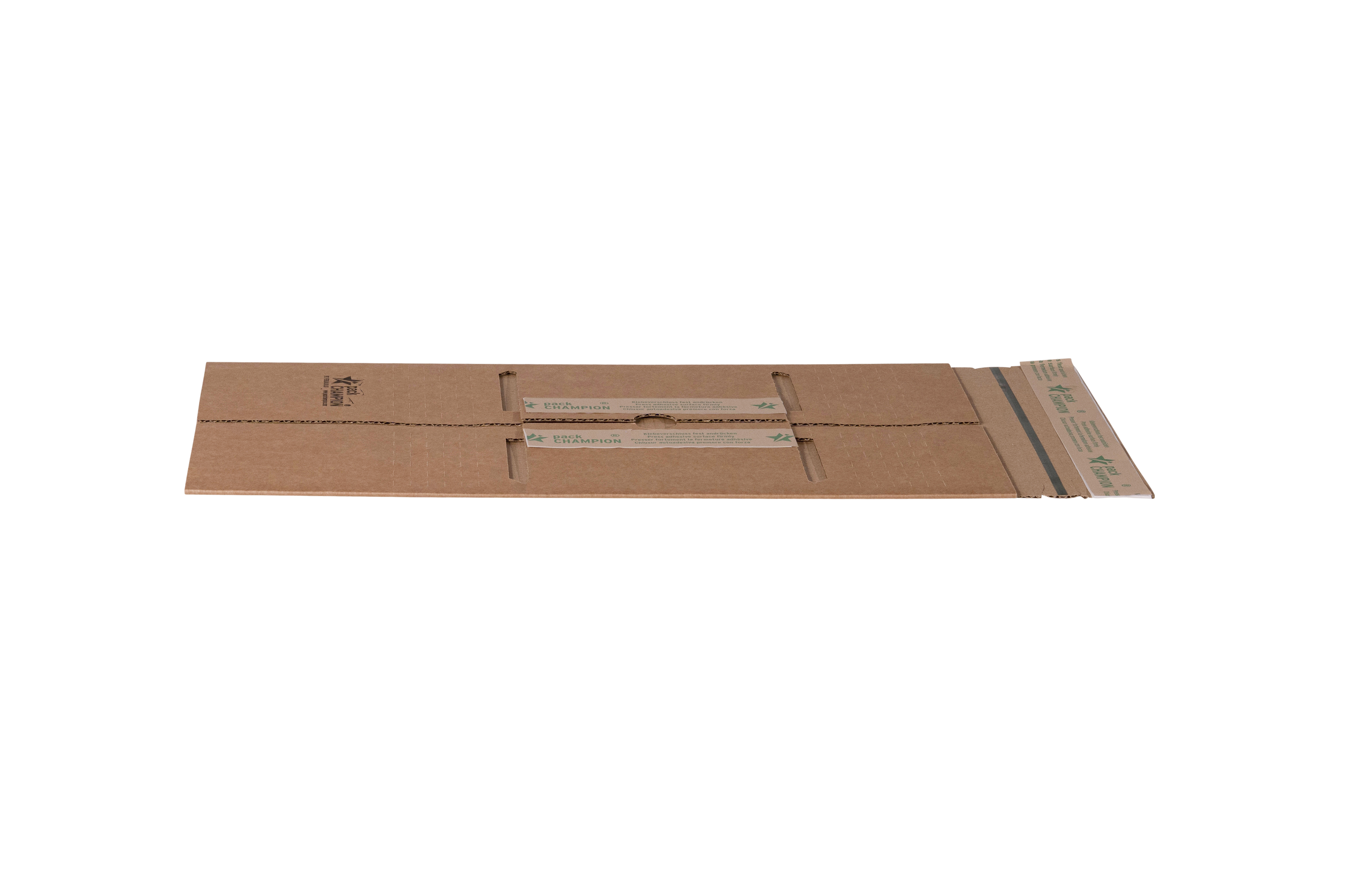 Universalversandverpackung m. zentraler Packgutaufnam 230x165x70 mm